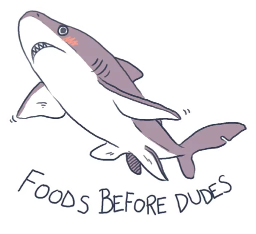 Shark emoji 😒