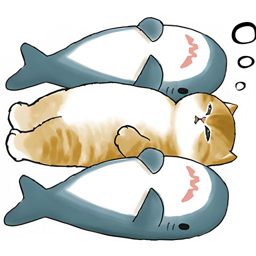Акулы и котята 4 emoji 😴