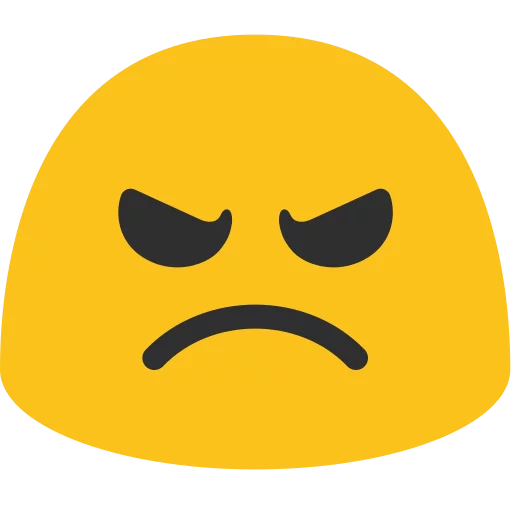 Android N Emojis emoji 😠