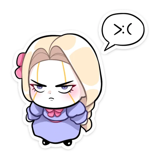 Кукла Алиса emoji 😠