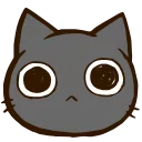Емодзі телеграм Black Cat HD