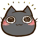 Telegram emoji Black Cat HD