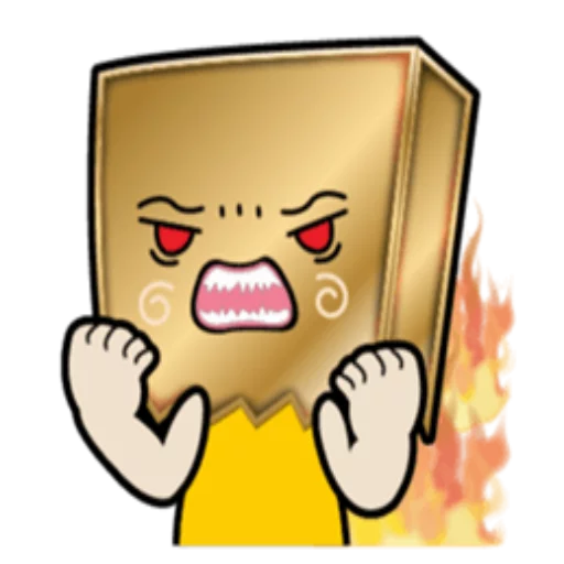 Box Head emoji 😤
