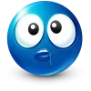 Blue Face emoji 😒