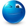 Blue Face emoji 😉
