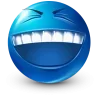 Blue Face emoji 🍪