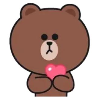Brown and Cony emoji ❤️