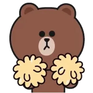 Brown and Cony 2 emoji 🙂