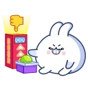 Chappy Bunny emoji 👎