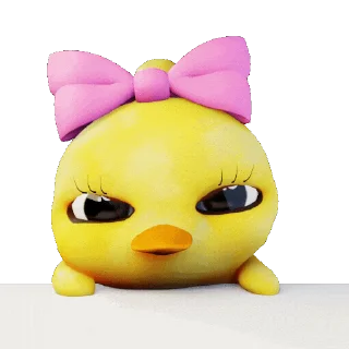 Chick emoji 😒