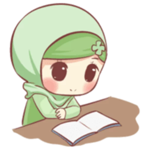 Cute Muslim Girl emoji 🙂