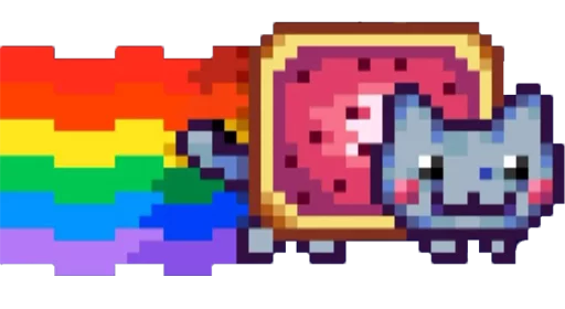 Эмодзи Nyan Cat 😺