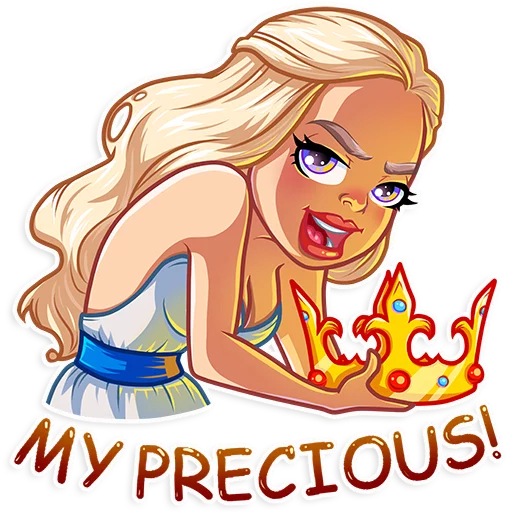Telegram Sticker «Daenerys Targaryen» 