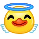 Эмодзи Duck Emoji 😇