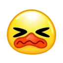 Duck Emoji emoji 😖