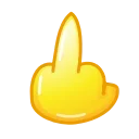 Эмодзи Duck Emoji 🖕