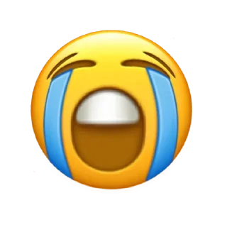 Эмодзи Emoji 😭