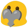 Telegram emoji grey
