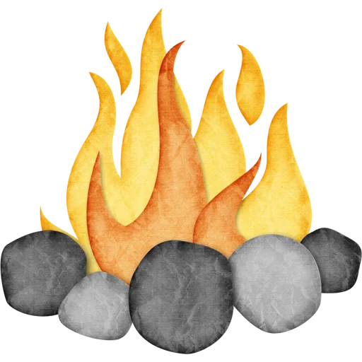 Эмодзи Fire and Flames 🔥