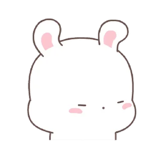 Fluffy Bunny emoji 😐