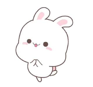 Fluffy Bunny emoji 😊
