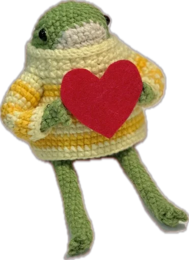 Лягушонок в свитере emoji ❤️