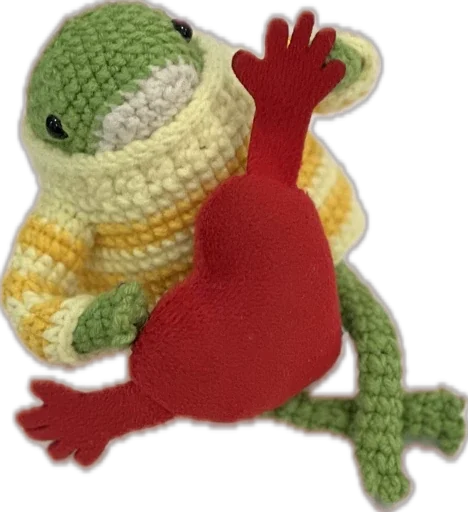 Лягушонок в свитере emoji ❤️