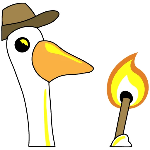Telegram stikerlari Goose