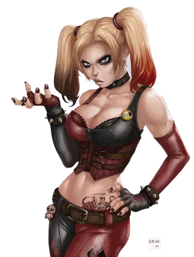 Эмодзи Harley Quinn 🤨