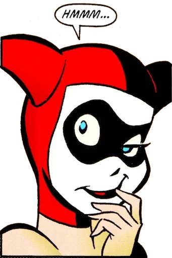 Harley Quinn emoji 😒