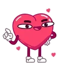 Heart emoji 👆