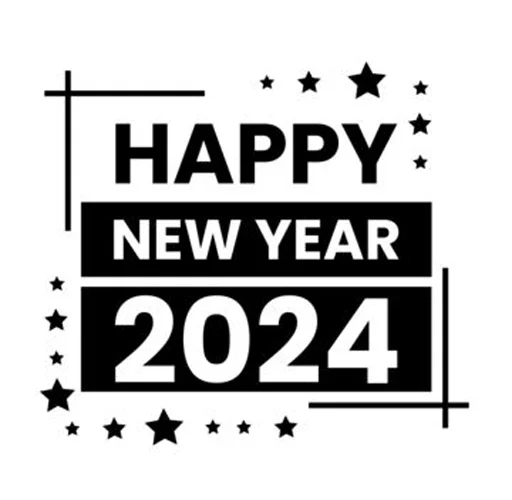 Эмодзи Hello 2024 😊