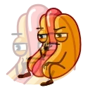 Juicy Hot Dog emoji 🤔