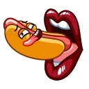 Эмодзи Juicy Hot Dog 🤤