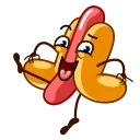 Эмодзи Juicy Hot Dog 💃