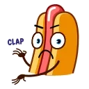 Juicy Hot Dog emoji 👏