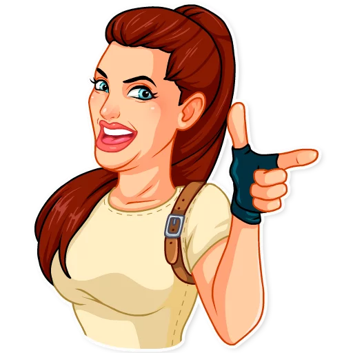 Tomb Raider emoji 