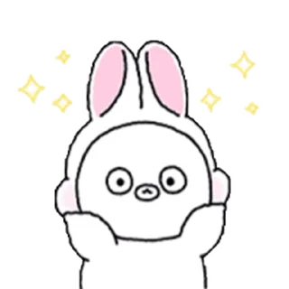 Lovely Rabbit Tozzi 2 emoji 🤩