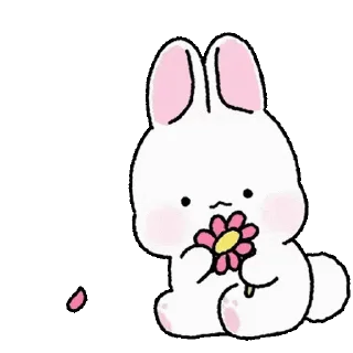 Lovely Rabbit Tozzi 2 emoji 🌺
