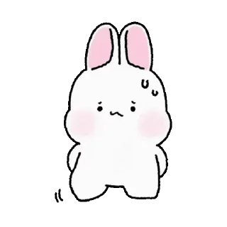 Эмодзи Lovely Rabbit Tozzi 2 😖
