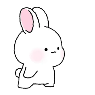Lovely Rabbit Tozzi emoji 😘
