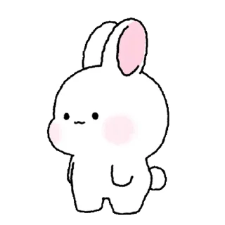 Lovely Rabbit Tozzi emoji ❤️