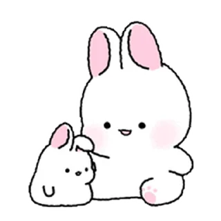 Lovely Rabbit Tozzi emoji 😌