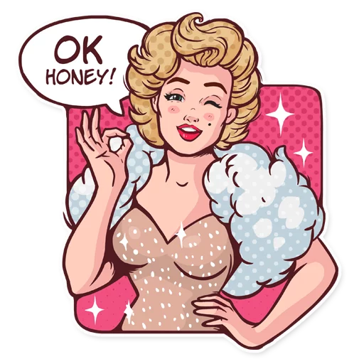Marilyn emoji 