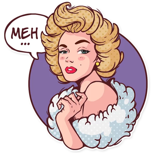Marilyn emoji 
