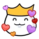 Marshmallow King emoji ❤️