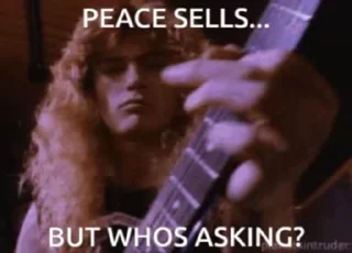 Эмодзи Dave Mustaine ☮