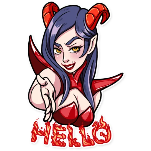 Miss Devil emoji 