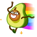 Holy Guacamole emoji 🌈