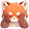 Red Pandas emoji 🫨